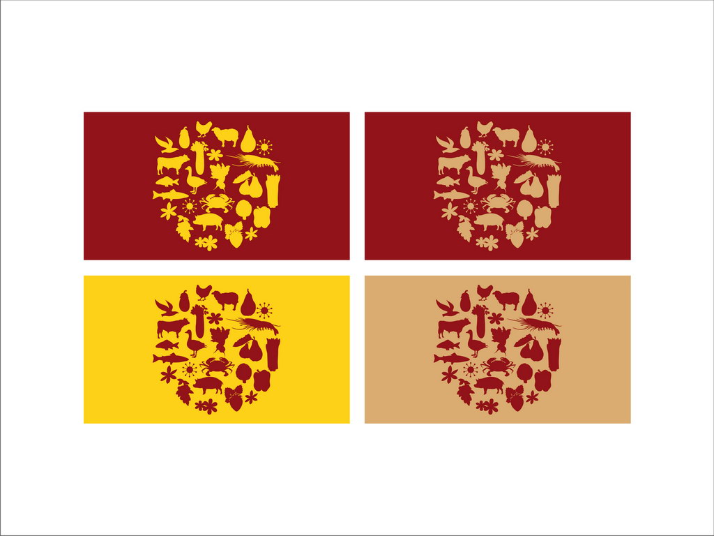 江西九江湖口，赣北农贸城VI－本埠广告2012视觉作品。