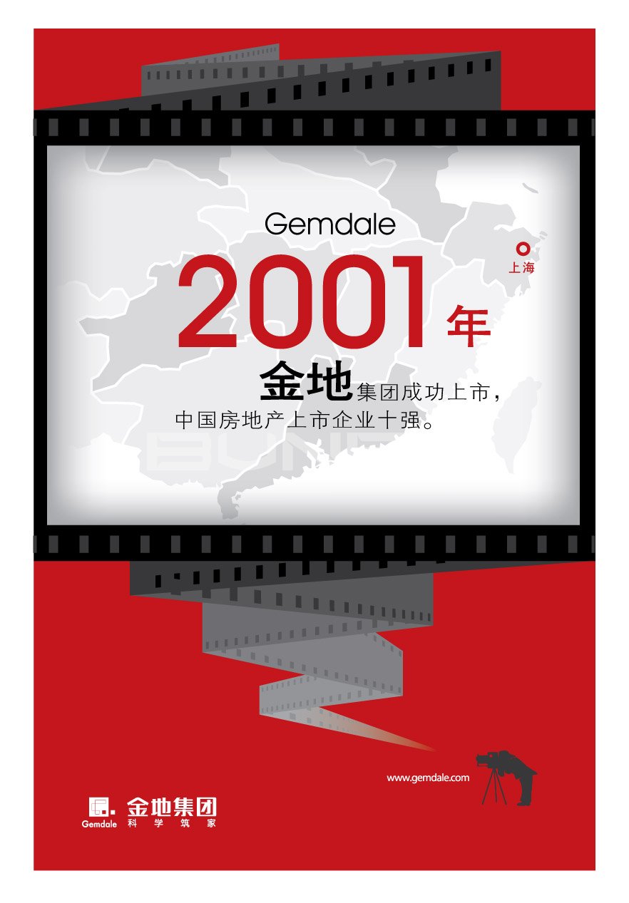 金地集团品牌发布展板