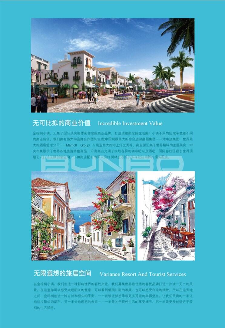 本埠广告地产作品：马来西亚金棕榈小镇第一个折页