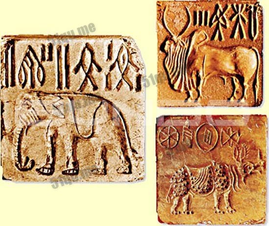 从摩亨佐达罗发掘出来的印章