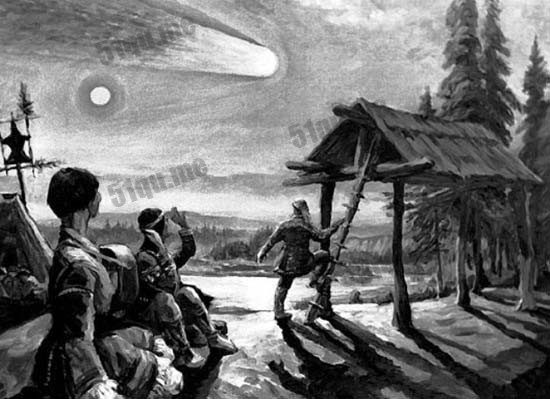 在四处随意狂奔之后倒地而亡,好像世界末日降临