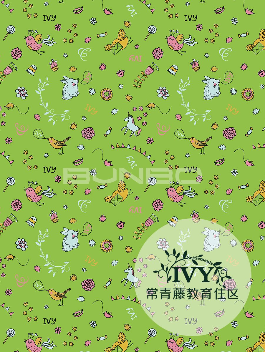 金地常青藤教育住区视觉识别VI-本埠广告地产作品