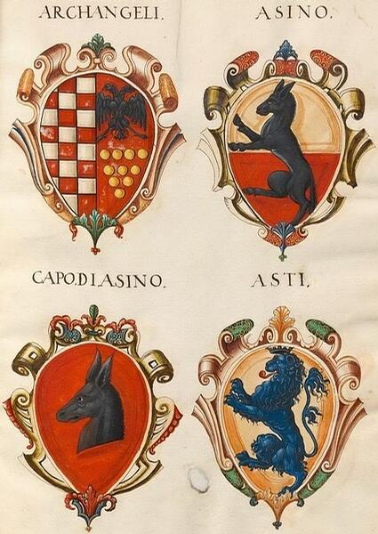 欧洲中世纪贵族族徽大全