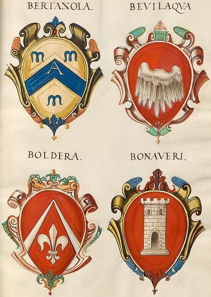 欧洲中世纪贵族族徽大全