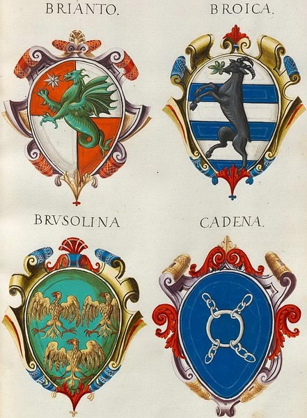 欧洲贵族家族族徽标志徽章大全|城市地理与地产生态