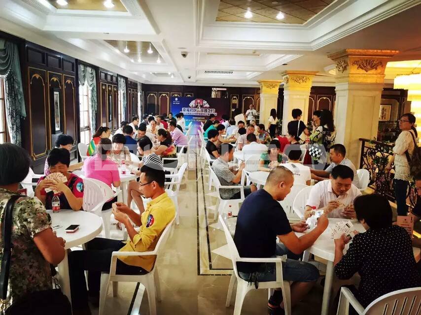 蓝天玫瑰园现场营销活动:柯桥双扣大赛