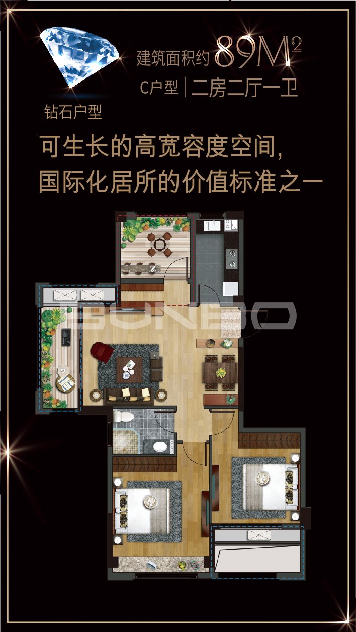 丰隆百翘香江微信作品-本埠广告代理