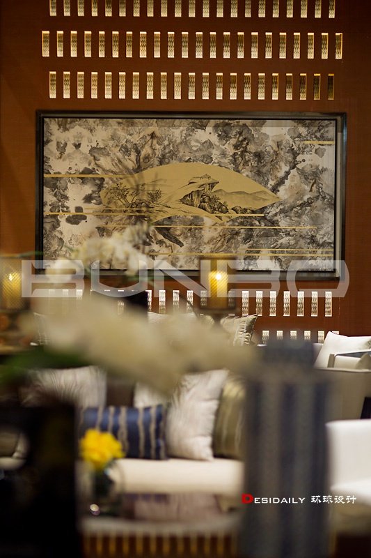 绍兴金地自在城营销中心室内设计