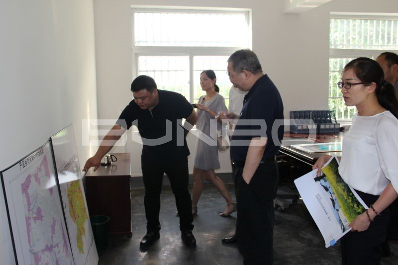 宋卫平一行前往肥西县实地考察“巢栖湾生态旅游度假区”项目