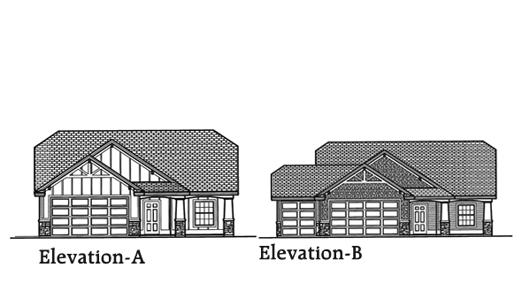 美国加州黑鹰社区Blackhawk经典别墅户型图