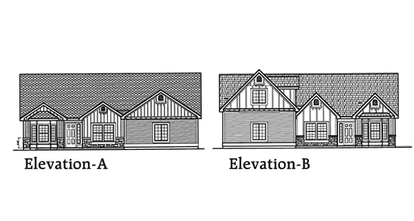 美国加州黑鹰社区Blackhawk经典别墅户型图
