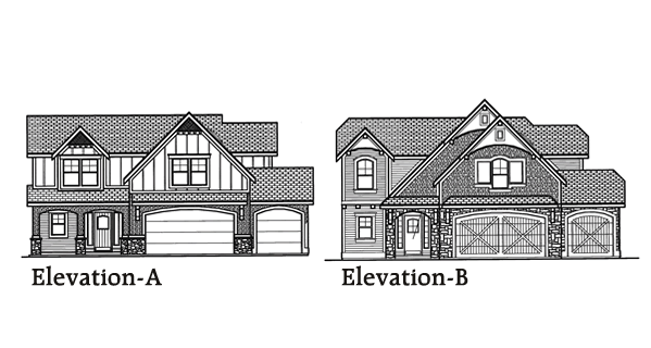美国加州黑鹰社区Blackhawk经典别墅户型图