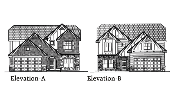美国加州黑鹰社区Blackhawk经典别墅户型图