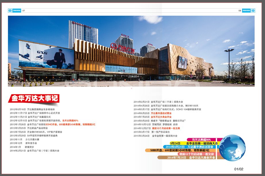 金华万达金街手册