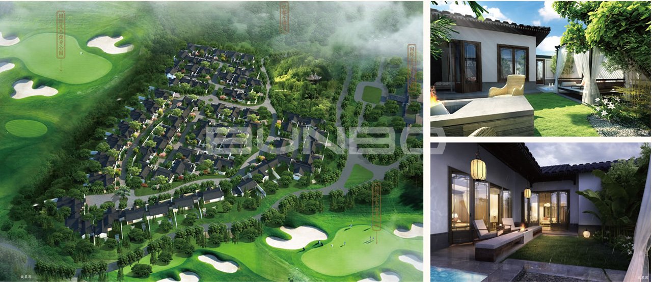 绿城安吉桃花源启动区效果图