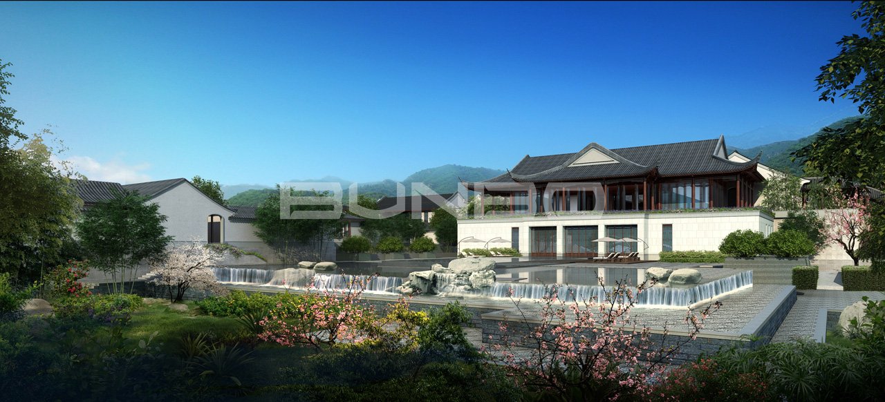 绿城安吉悦榕庄酒店效果图