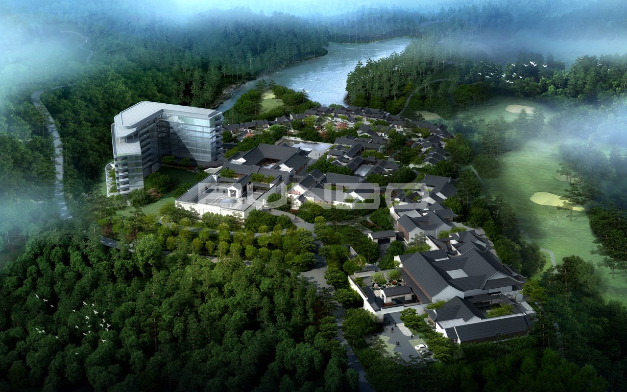 绿城安吉悦榕庄酒店效果图