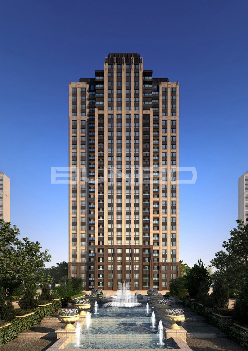 金地自在城二期铂悦高层住宅效果图