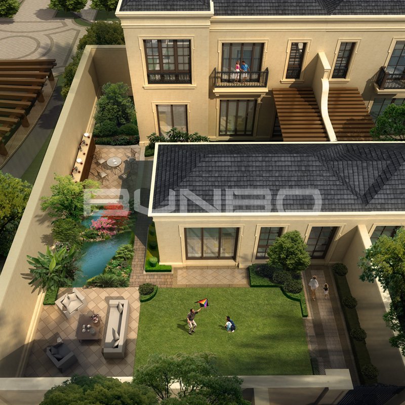 象山绿城蘭园法式合院效果图