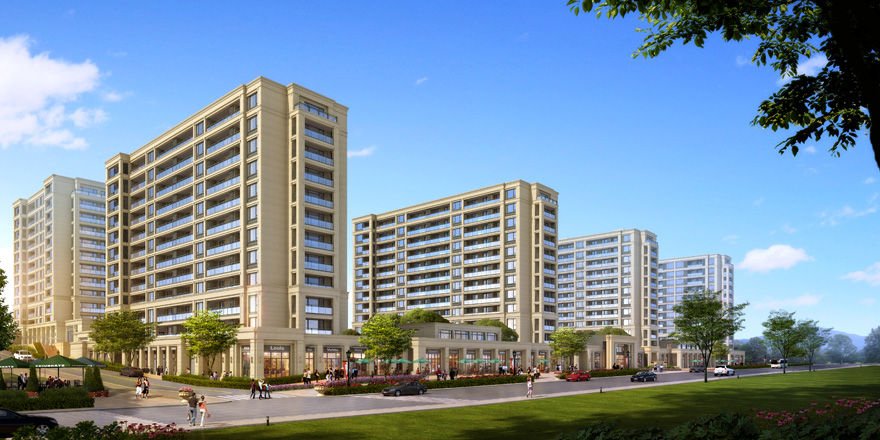 绿城舟山玫瑰园慧园高层效果图