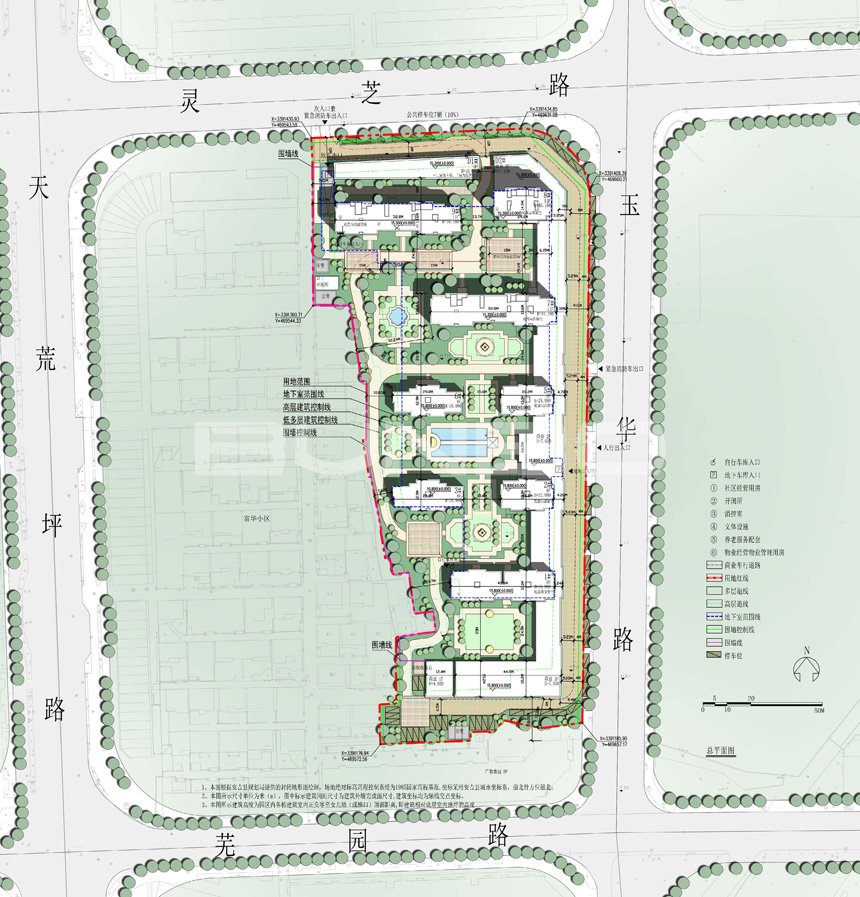 安吉玉园总平面图