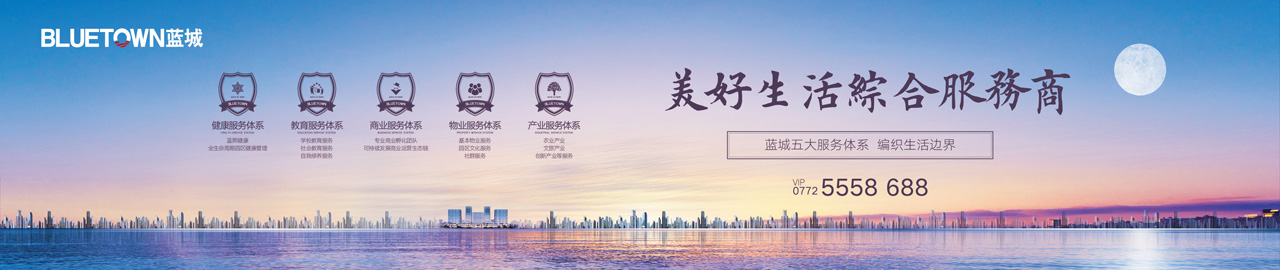 柳州蓝城春江明月围挡包装