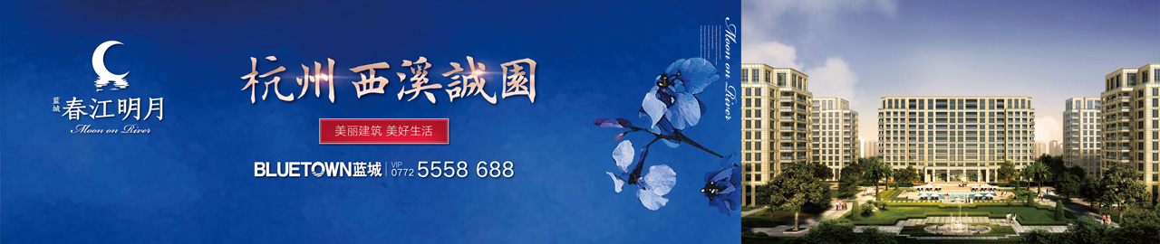 柳州蓝城春江明月围挡包装