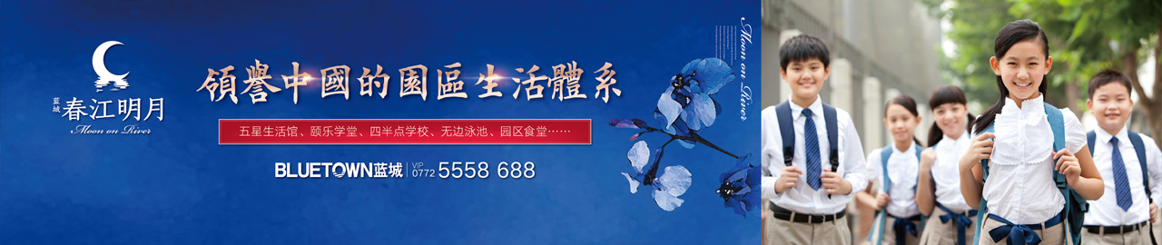 柳州蓝城春江明月围挡包装