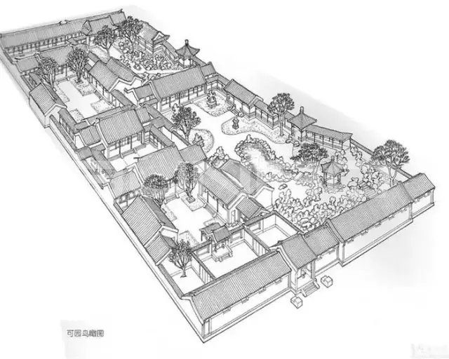 四合院建筑设计分析图