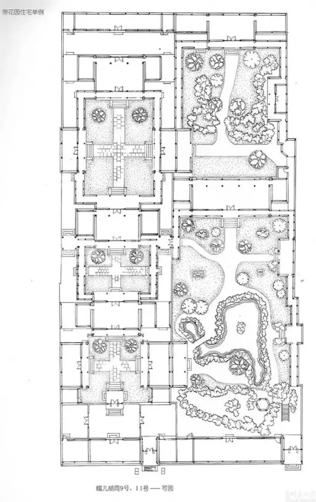 四合院建筑设计分析图