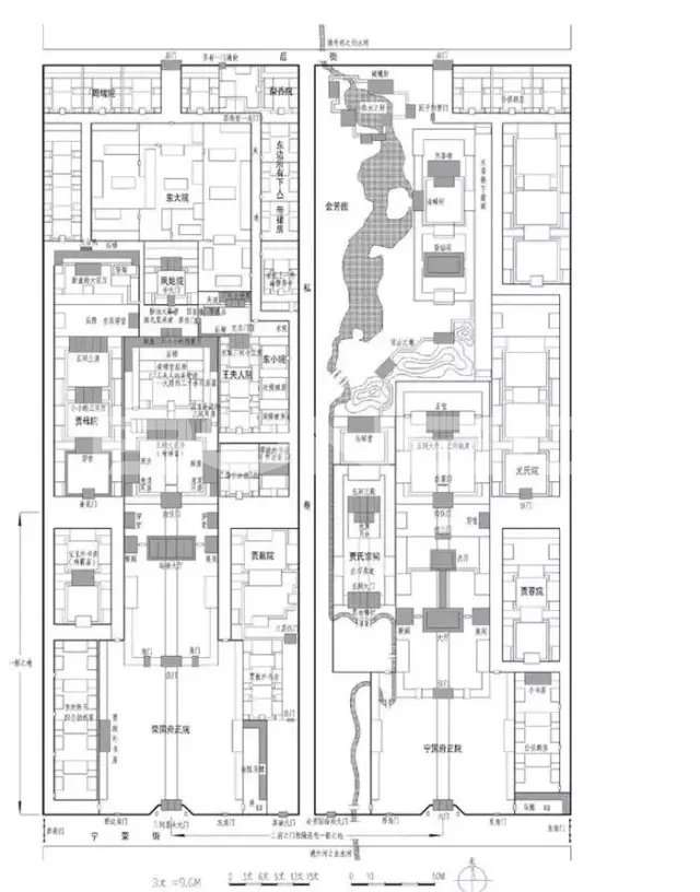 四合院建筑设计分析图
