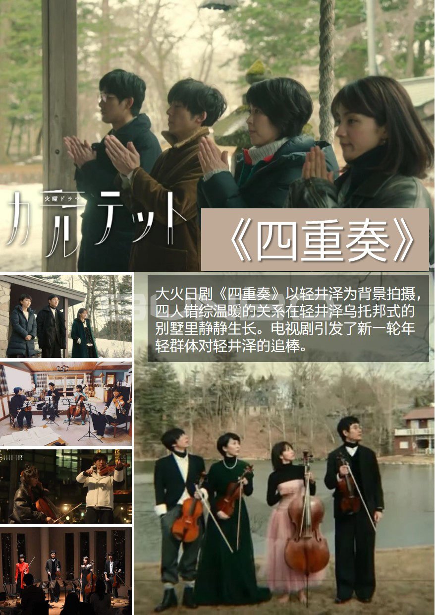 以轻井泽为题材的日剧《四重奏》