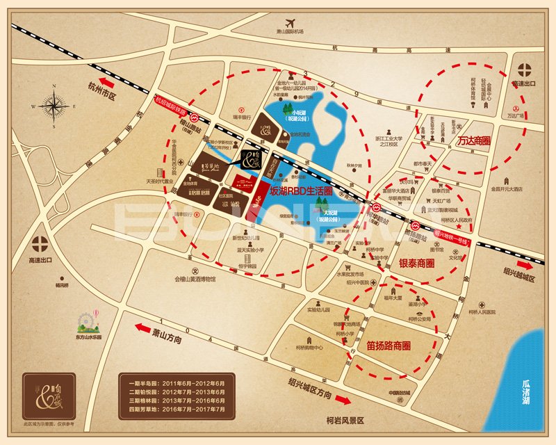 金地湖城大境区位图