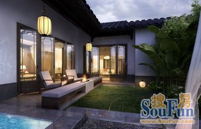 绿城·安吉桃花源中式别墅效果图