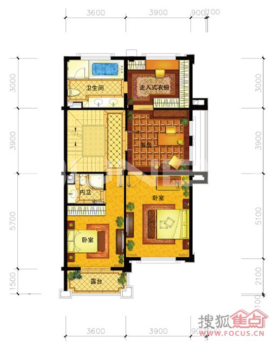 天工开墅别墅户型图