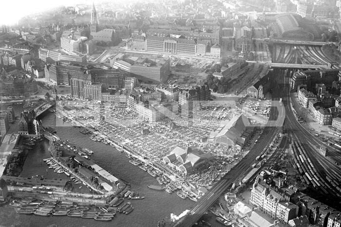 汉堡港口城二战前历史图像
