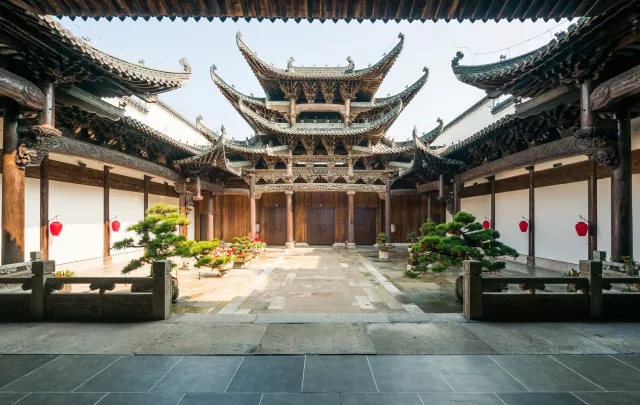 上饶灵山工匠小镇实景图