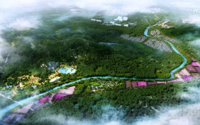 上饶灵山工匠小镇规划图