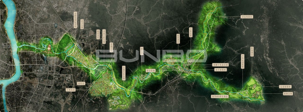 上饶灵山工匠小镇规划图