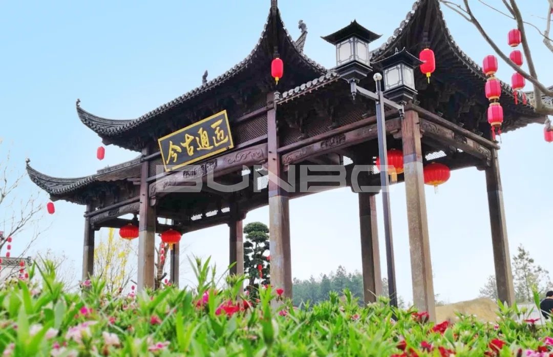 上饶灵山工匠小镇十里风荷实景图