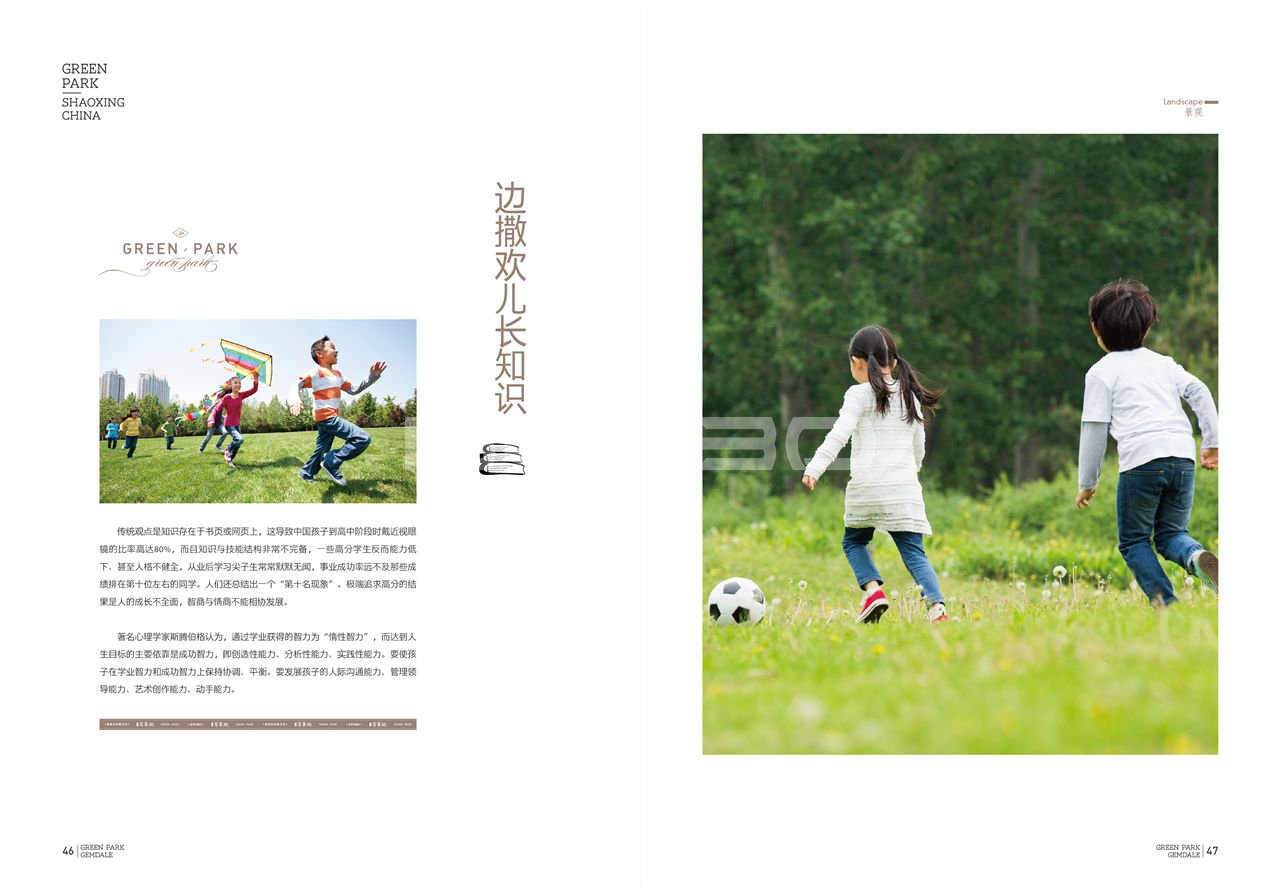 “芳草地”楼书