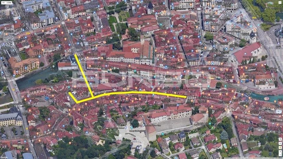 上图线路为安纳西集市所在区域