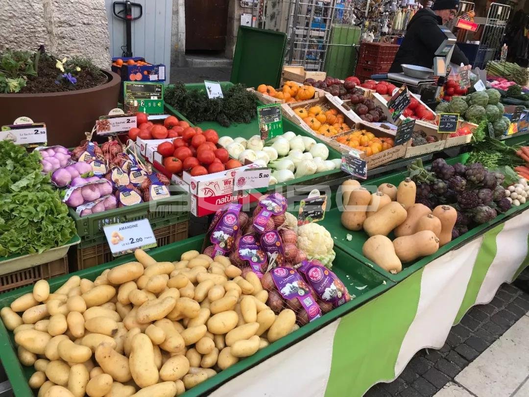 安纳西小镇集市