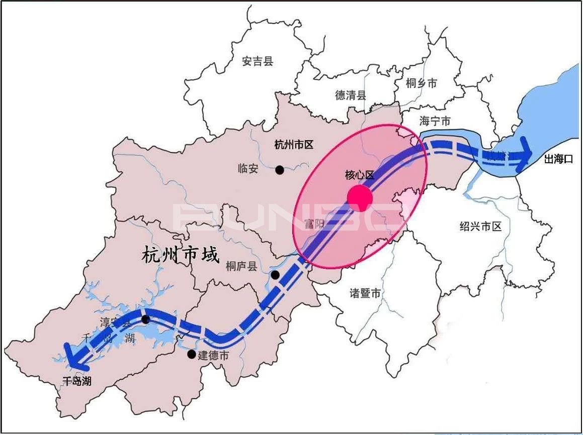 《之江文化产业带建设规划》区位分析图