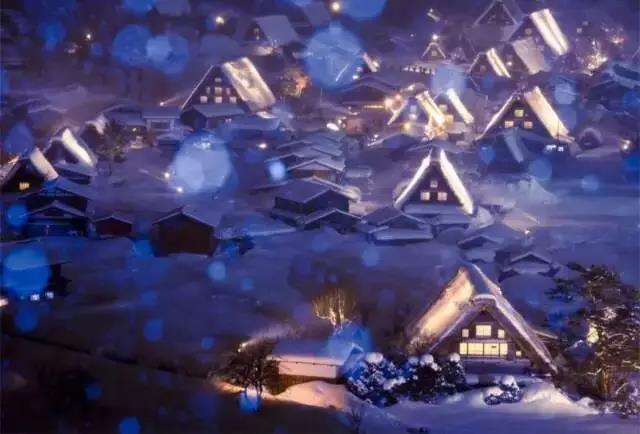 日本岐阜县白川乡合掌村