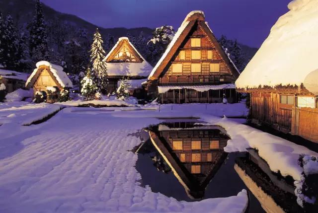 美丽乡村日本白川乡合掌村