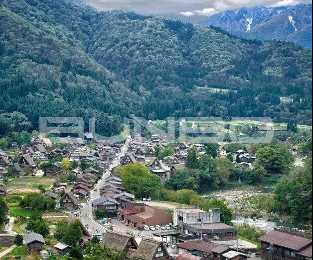 美丽乡村日本白川乡合掌村