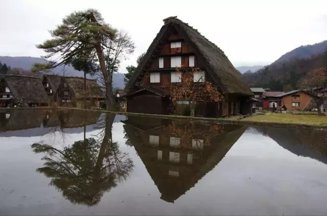 美丽乡村日本白川乡合掌村
