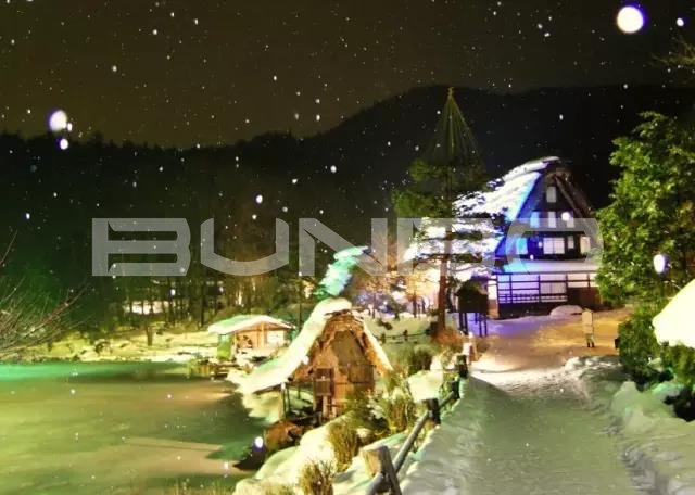 美丽乡村日本白川乡合掌村