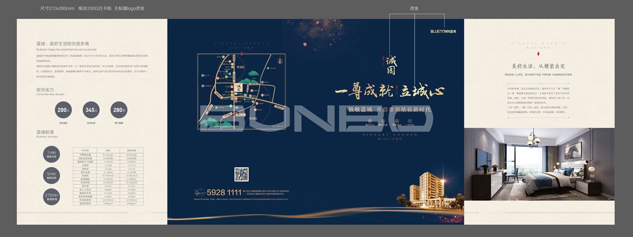蓝城二代高层线上线下广告
